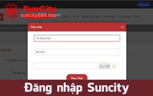 đăng nhập Suncity
